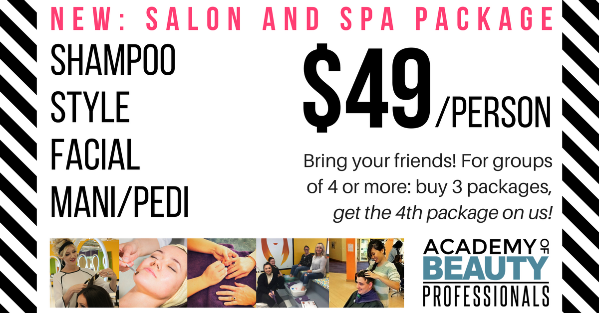 Salon and spa package for FB