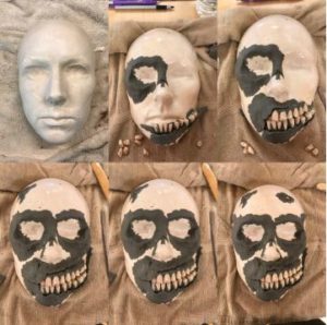 Stages of Creating a Face Mask